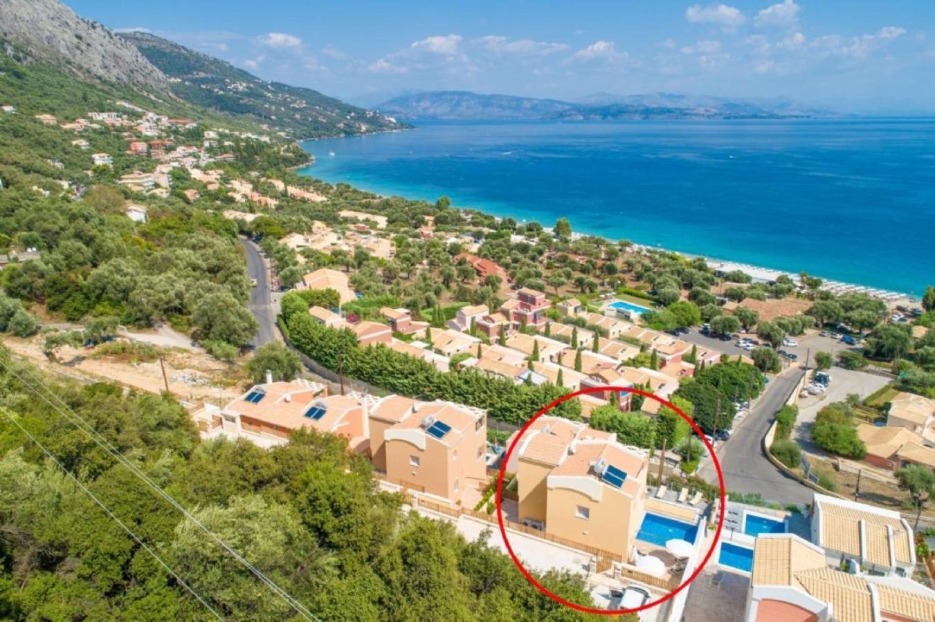 Corfu Sea View Villa - Aurora Barbati Exteriér fotografie