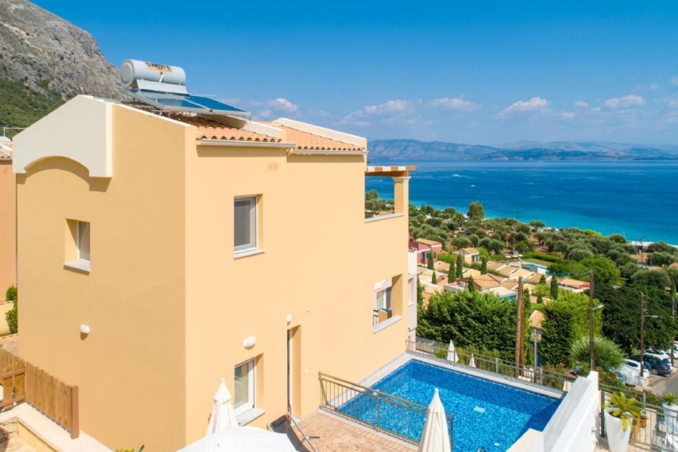 Corfu Sea View Villa - Aurora Barbati Exteriér fotografie