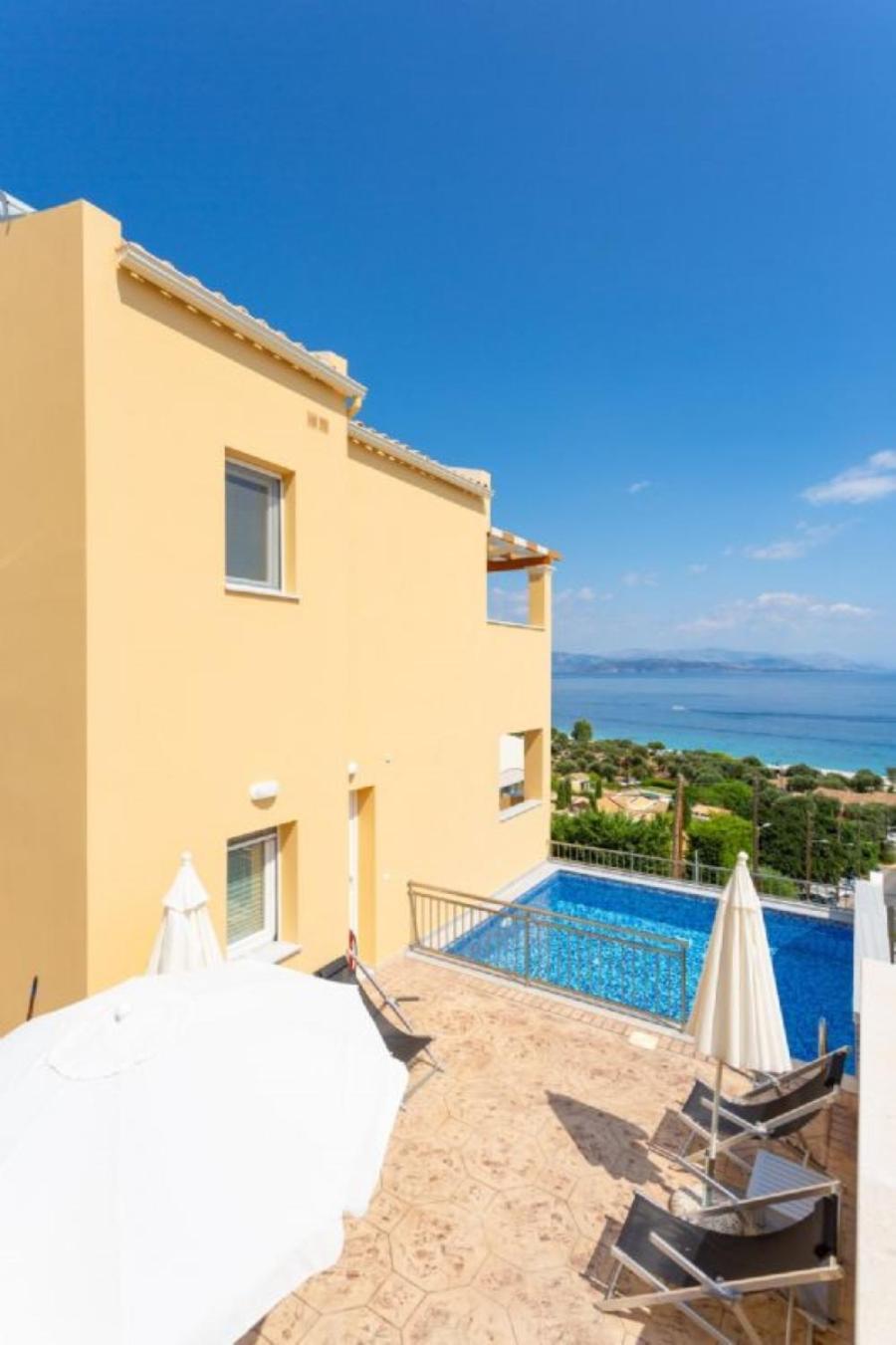 Corfu Sea View Villa - Aurora Barbati Exteriér fotografie