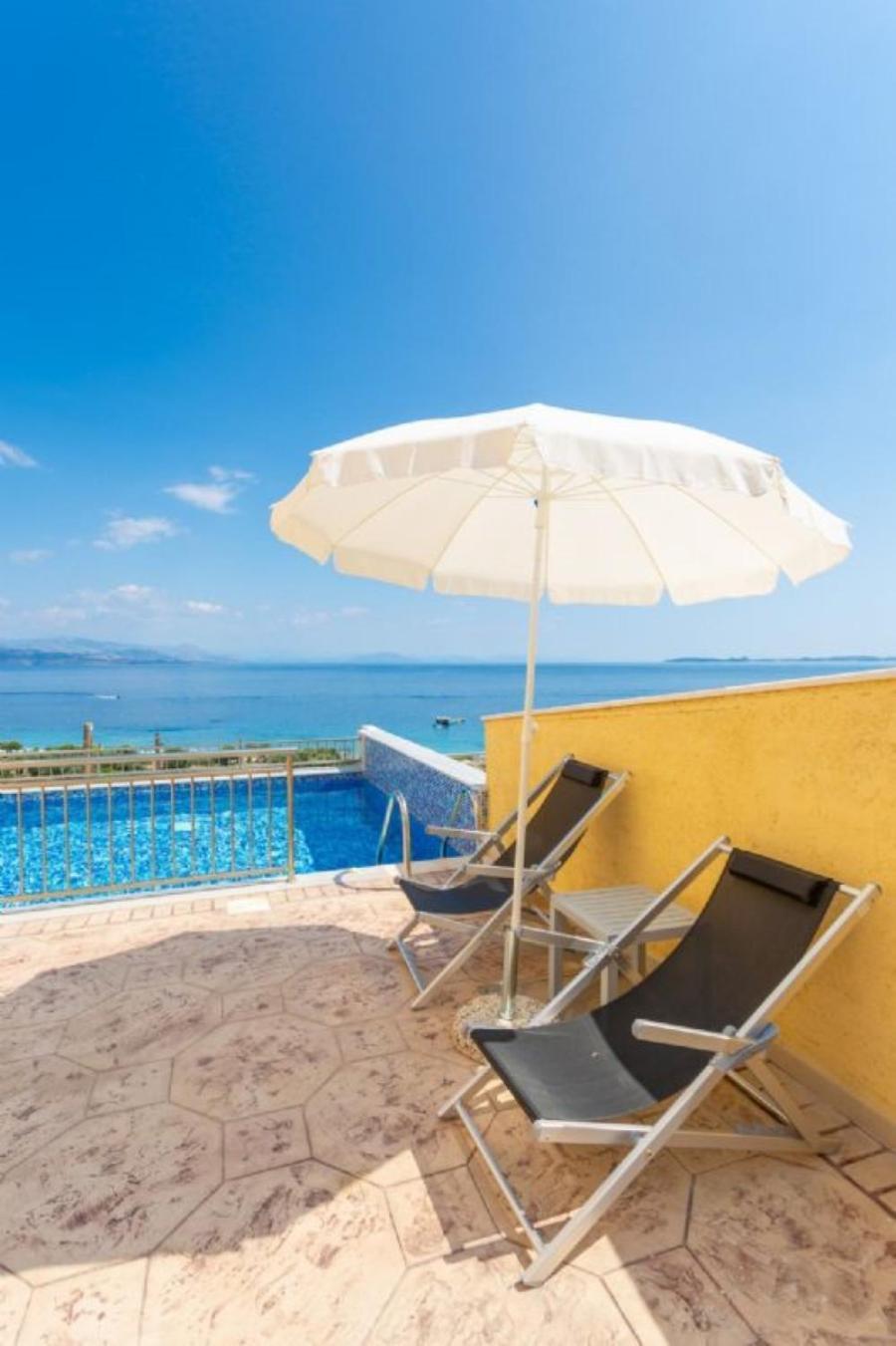 Corfu Sea View Villa - Aurora Barbati Exteriér fotografie