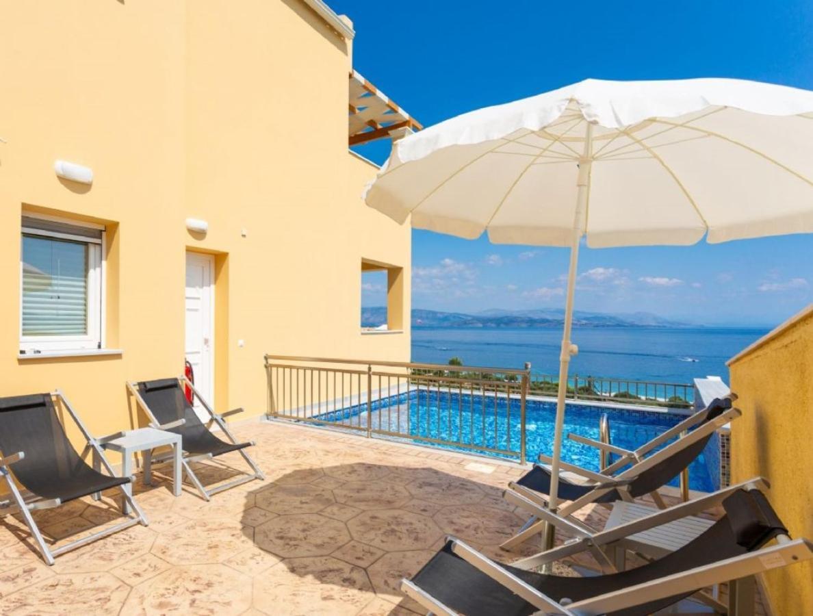 Corfu Sea View Villa - Aurora Barbati Exteriér fotografie