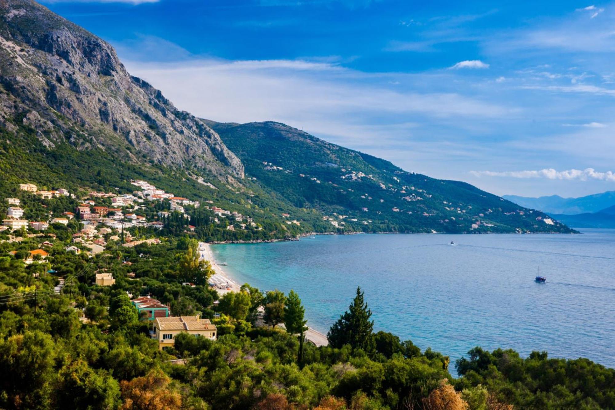 Corfu Sea View Villa - Aurora Barbati Exteriér fotografie